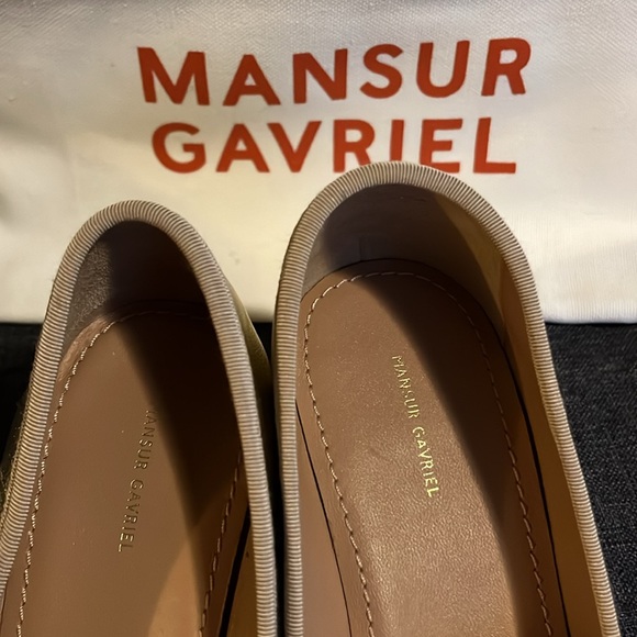 Mansur Gavriel gold pumps size 6 - Picture 2 of 9